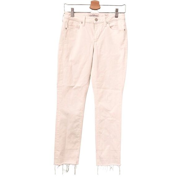 Lucky Brand Raw Hem White Jeans in Size 2/26 - Picture 1 of 5